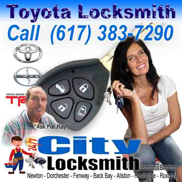 Locksmith Toyota Boston – Call City Ask Ray 617-383-7290