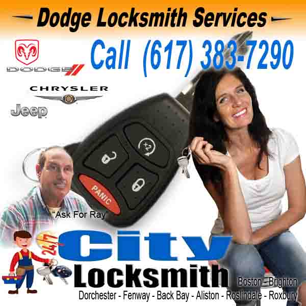 Dodge Locksmith Boston – Call City Ask Ray 617-383-7290