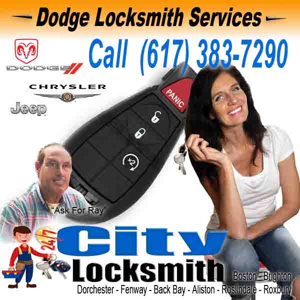 Dodge Locksmith Dorchester – Call City Ask Ray 617-383-7290