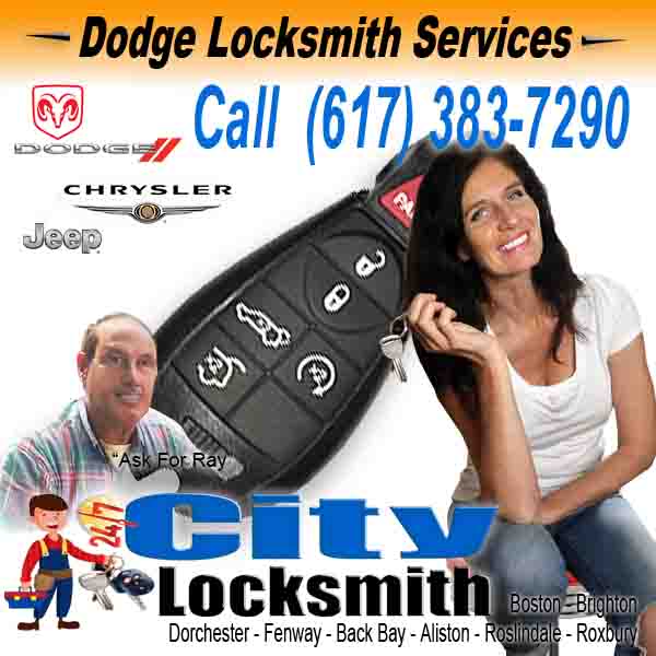 Dodge Locksmith Jamaica Plain – Call City Ask Ray 617-383-7290