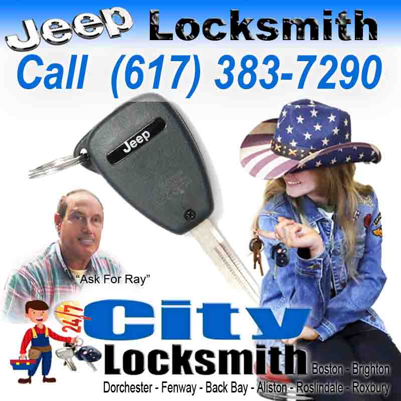 Locksmith Jeep – Call City Ask Ray 617-383-7290