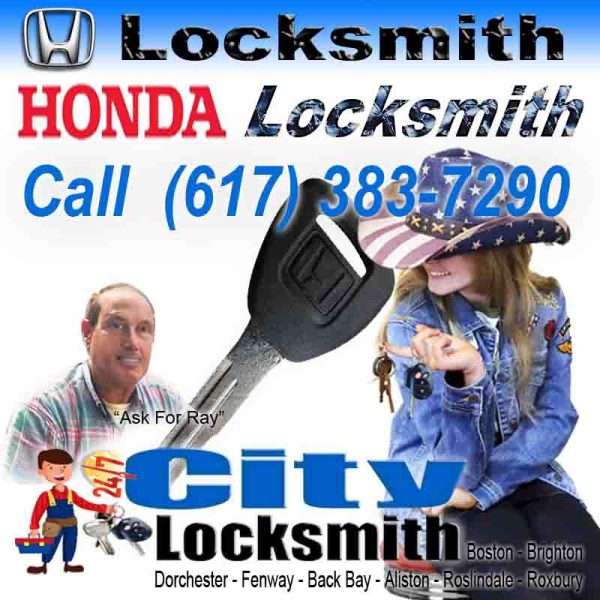 Locksmith in Boston Honda – Call Ray (617) 383-7290