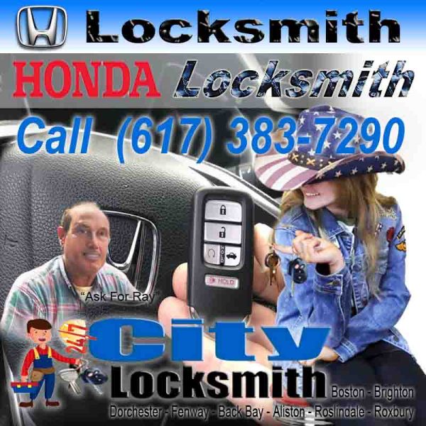 Locksmith Somerville Honda – Call Ray (617) 383-7290