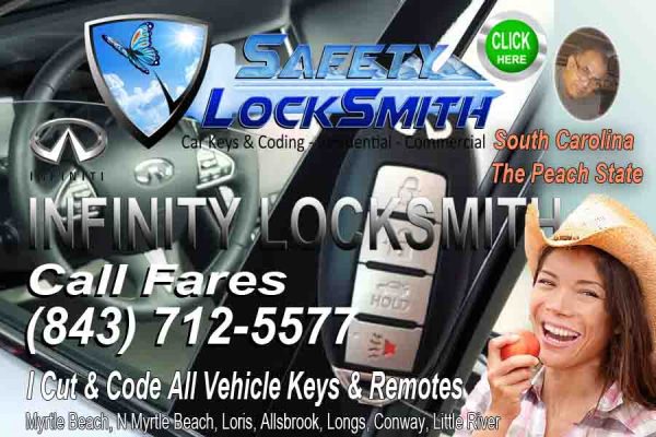 Infinity Key Repairs – Call Fares (843) 712-5577