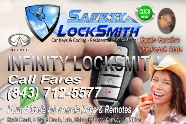 Locksmith Infinity – Call Fares (843) 712-5577