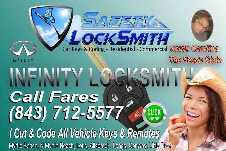 Infinity Locksmith Myrtle Beach – Call Safety Fares (843) 712-5577