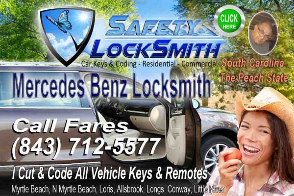 Mercedes Benz Locksmith – Call Fares (843) 712-557716