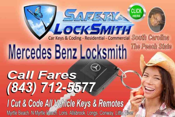 Mercedes Benz Key Fob – Call Fares (843) 712-557716