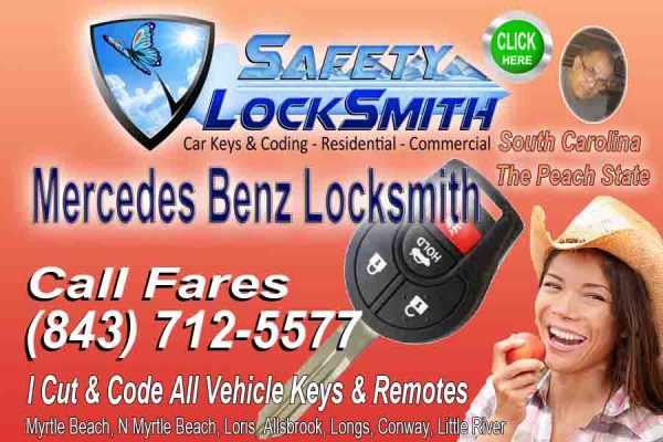 Mercedes Benz Key Coding Myrtle Beach – Call Fares (843) 712-557716