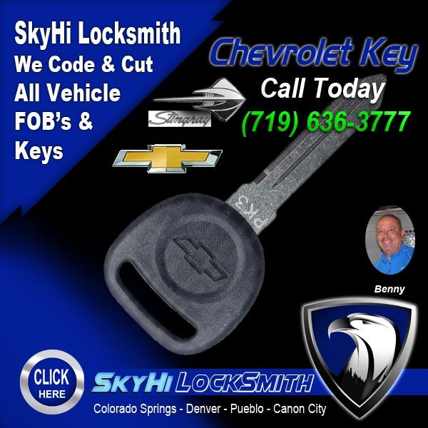 Chevrolet Key Locksmith Call 719-636-3777