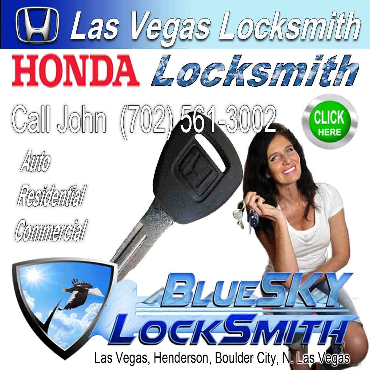 Locksmith In LV Honda