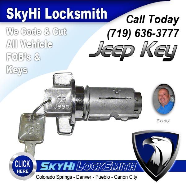 Jeep Key Locksmith SkyHi Colorado Springs 719-636-3777