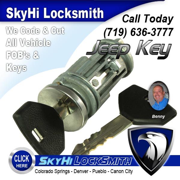 Jeep Key Locksmith SkyHi Colorado Springs 719-636-3777