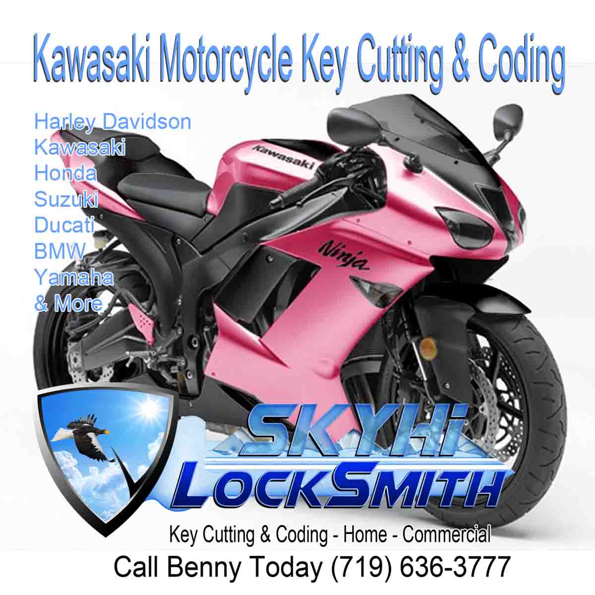 Kawasaki Key Repair – Call Benny (719) 636-3777