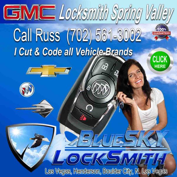 Locksmith Spring Valley GMC – Call today. (702) 561-3002