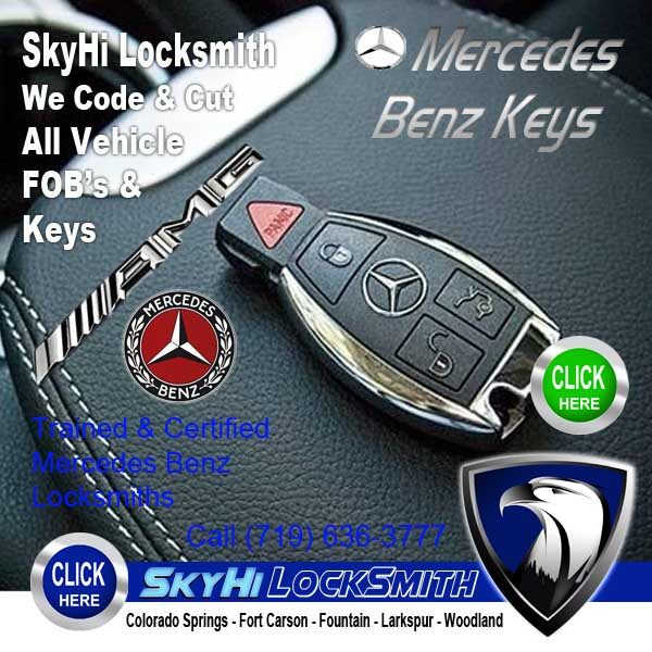 Mercedes Key Locksmith SkyHi Colorado Springs 719-636-3777