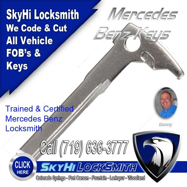 Mercedes Benz Keys and FOB s SkyHi 24