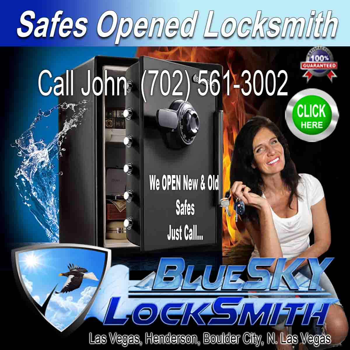 How To Open Safe – Call John BlueSKY Locksmith 702-561-3002