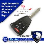 Dodge Car Key Remotes with Hatch Release and Engine Start