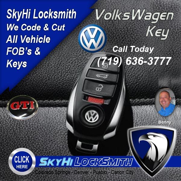 VolksWagen Key 719-636-3777 SkyHi Locksmith