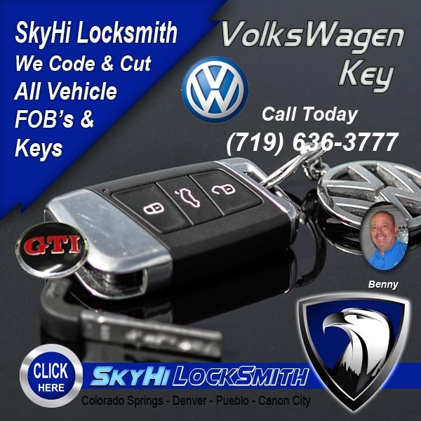VolksWagen Key 719-636-3777 SkyHi Locksmith