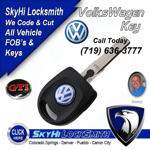 VolksWagen Key 719-636-3777 SkyHi Locksmith