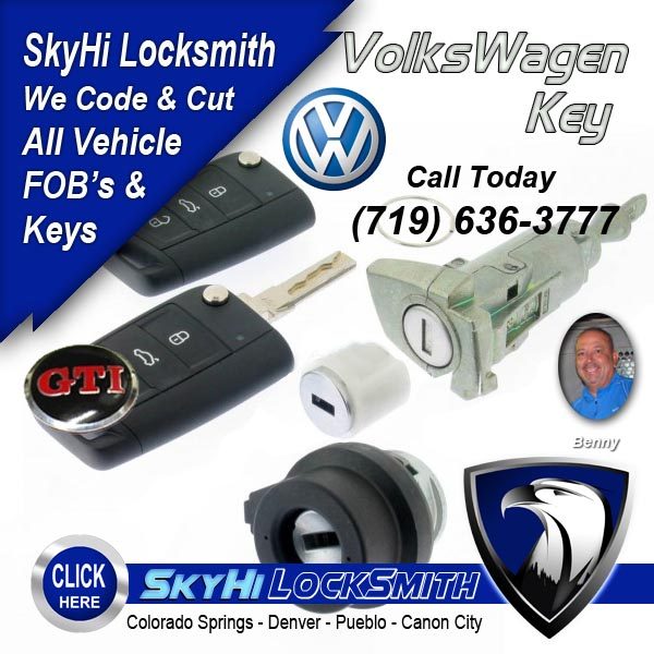 VolksWagen Key 719-636-3777 SkyHi Locksmith